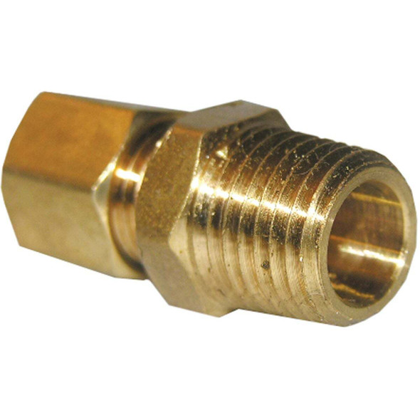 Lasco 3/16 In. C x 1/8 In. MPT Brass Compression Adapter 17-6807