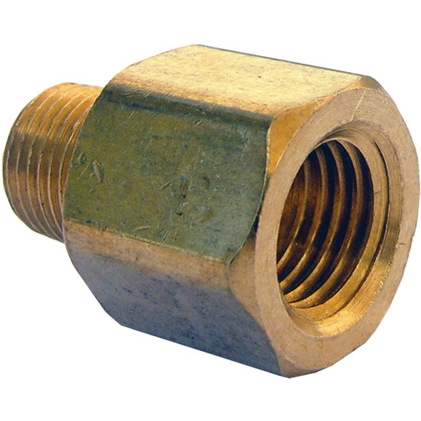 Lasco 1/4 In. F x 1/8 In. MPT Brass Flare Adapter 17-6781