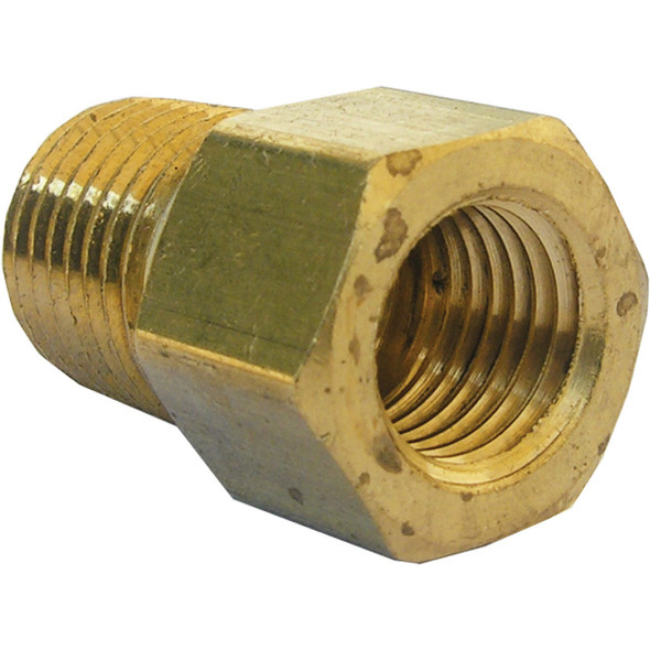 Lasco 1/4 In. F x 1/4 In. MPT Brass Flare Adapter 17-6783 Lasco 1/4 In. F x 1/4 In. MPT Brass Flare Adapter 17-6783