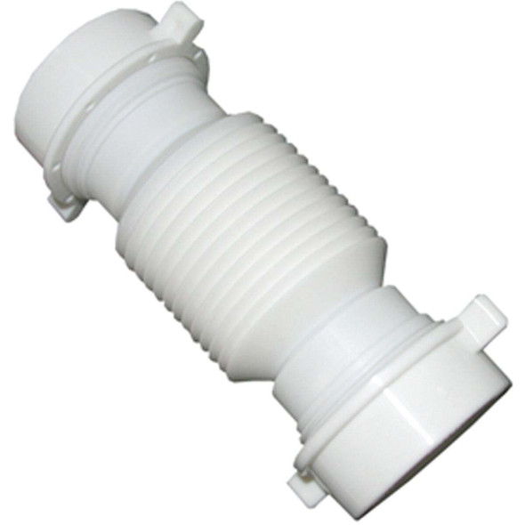 Lasco 1-1/2 In. White Plastic Flexible Coupling 03-4355