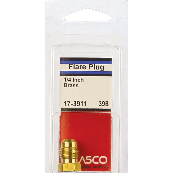 Lasco 1-4 In. Brass Flare Plug 17-3911 403007