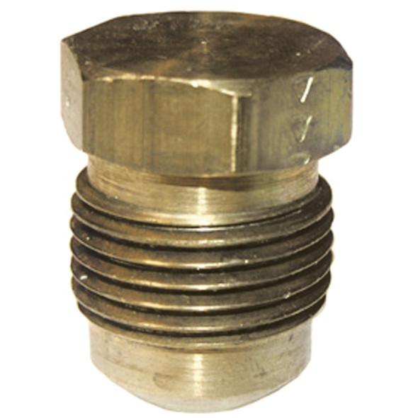 Lasco 1/4 In. Brass Flare Plug 17-3911