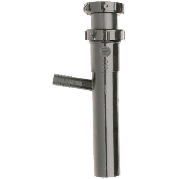 Do it Best 1-1/2 In. x 8 In. Black Dishwasher Tailpiece DIB66-14B