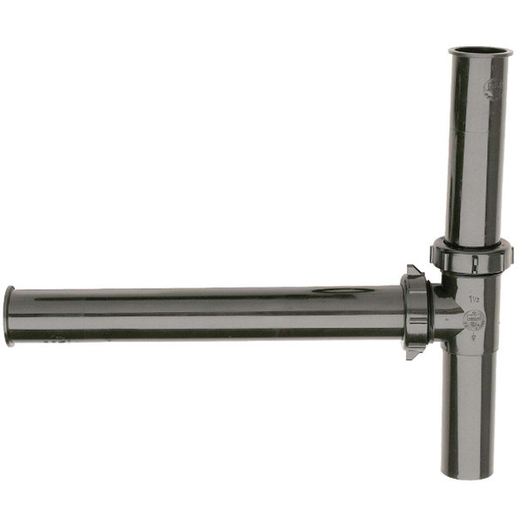 Do it Best 1-1/2 In. Black Polypropylene End Outlet Tee DIB66-8B