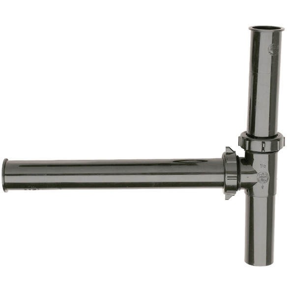 Do it Best 1-1/2 In. Black Polypropylene End Outlet Tee DIB66-8B