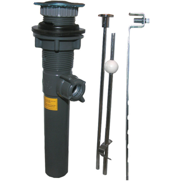 Lasco 1-1/4 In. Chrome-Plated/Plastic Pop-Up Assembly 03-4631