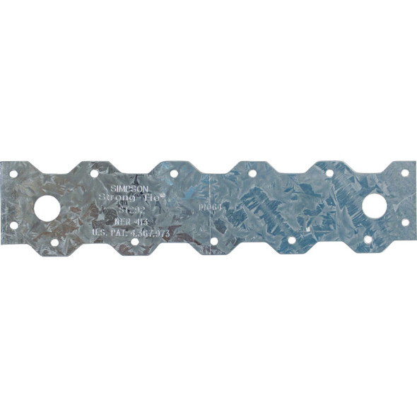 Simpson Strong-Tie 2-1/6 In. W. x 9-5/16 In. L 20 ga Steel Strap Tie ST292
