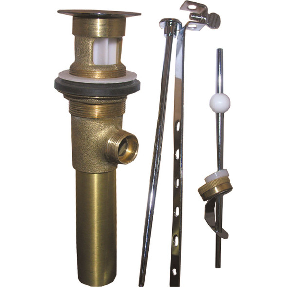 Lasco 1-1/4 In. Chrome-Plated Brass Pop-Up Assembly 03-4621