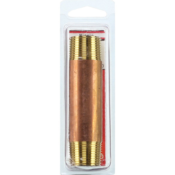 Lasco 3/4 In. x 4 In. Red Brass Nipple Lasco 3/4 In. x 4 In. Red Brass Nipple