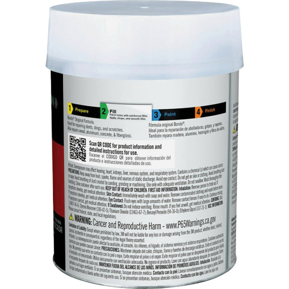Bondo 1 Pt. Original Body Filler with Hardener OR-PT-ES 574242