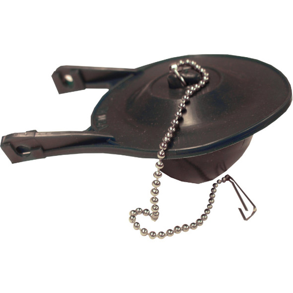 Lasco Eljer Titan 3 In. Black Rubber Flapper with Chain 04-1633