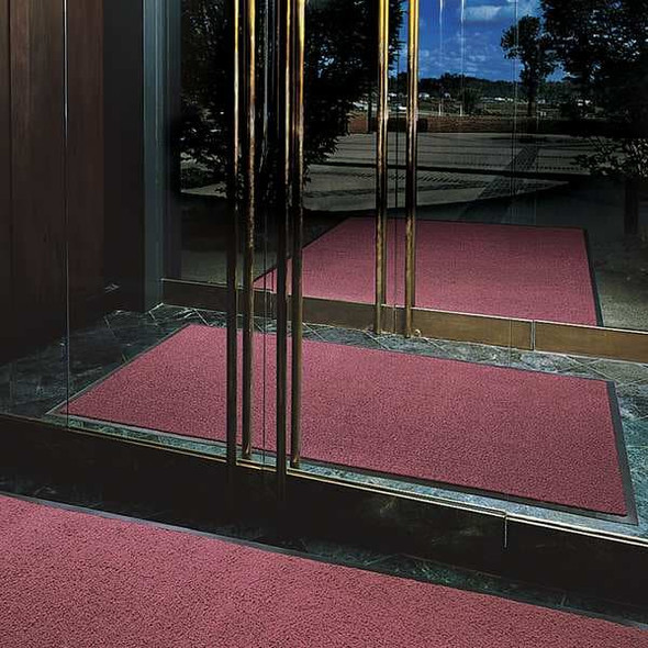 Notrax Entrance Mat, Polypropylene, 3/8 in Thick, Gray, 4 ft W x 6 ft L 231S0046GY