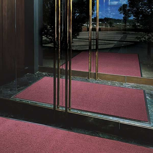 Entrance Mat, Polypropylene, 3-8 in Thick, Gray, 4 ft W x 6 ft L  231S0046GY