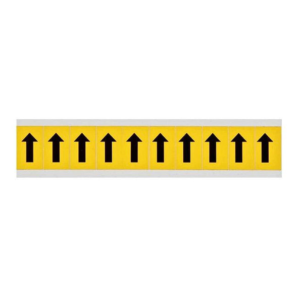 Brady SymbolLabel,Vinyl,1-1/2inH,7/8inW,PK10 1530-ARO