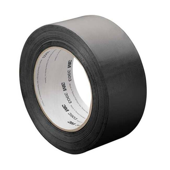 3m Duct Tape, Black, 50 yd L, 4 in W 4-50-3903-BLACK