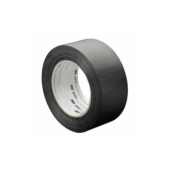 3m Duct Tape, Black, 50 yd L, 4 in W 4-50-3903-BLACK