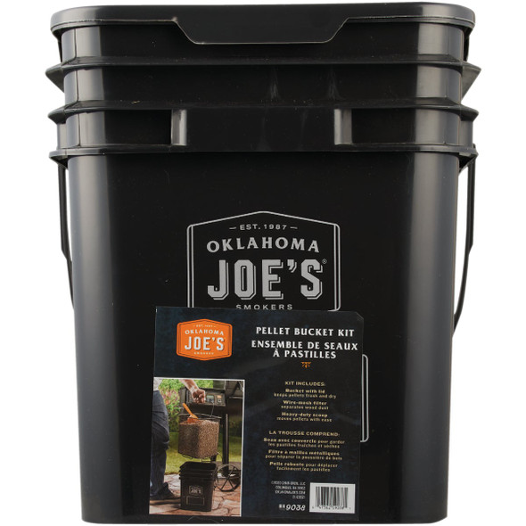 Oklahoma Joe's 20 Lb. 10.8 In. W. x 12.7 In. L. Pellet Bucket Kit (3-Piece)