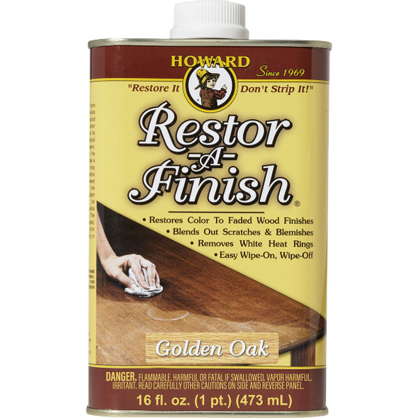 Howard Restor-A-Finish 16 Oz. Golden Oak Wood Finish Restorer RF3016