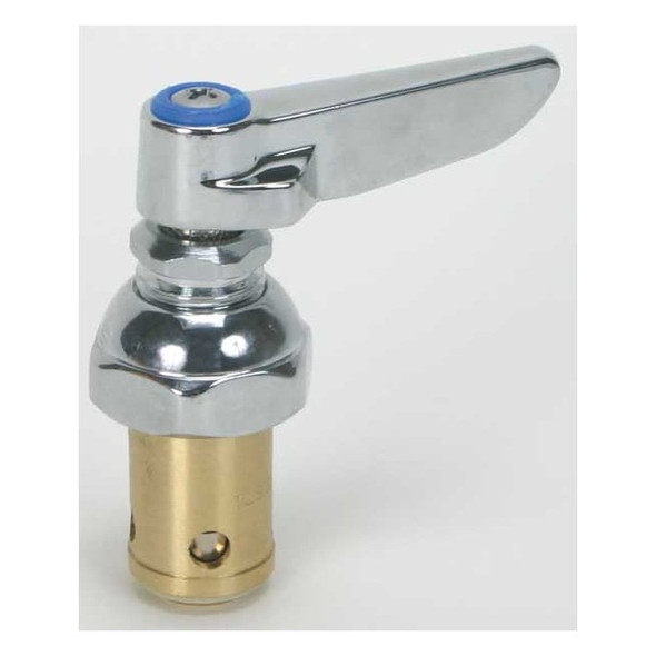 T&s Brass Eterna Spindle Assembly Cold, Lever Handle, Chrome 2713-40