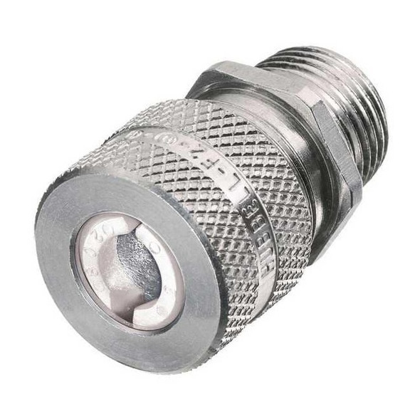 Hubbell Wiring Device-Kellems Liquid Tight Connector,1/2 in.,White SHC1022