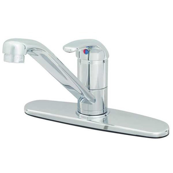 T&s Brass Low Arc,Chrome,T&S,Brass,2.2gpm B-2731