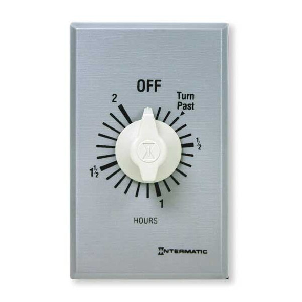 Intermatic Spring-Wound Timer, Silver, 277V AC FF2H