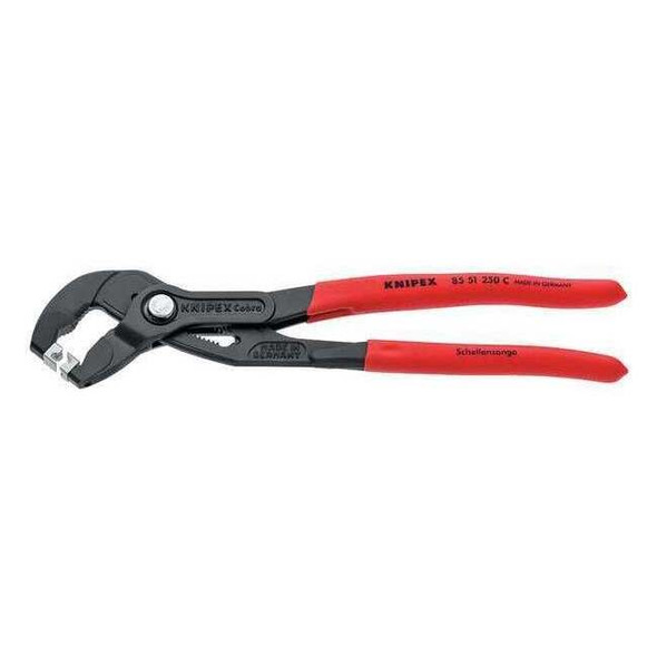 Knipex Hose Clamp Pliers,10" L x 3-17/64" W 85 51 250 C SBA