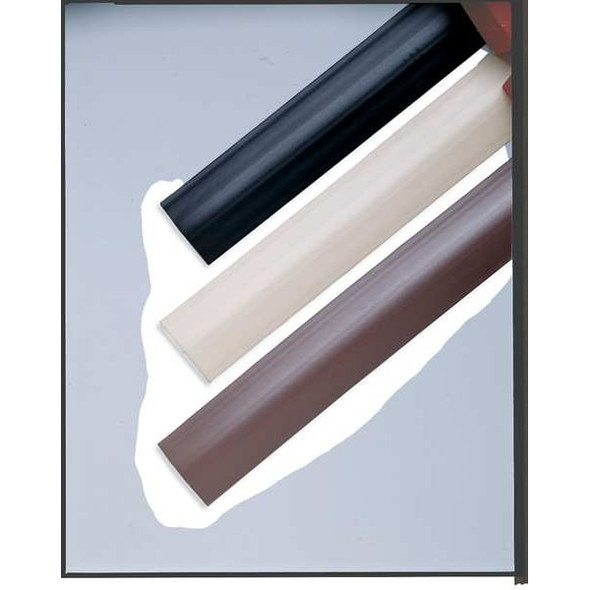 Cable Protector, 9/16 in H, 10 ft L, 2-3/4 in W, 1 Channel, PVC, Yellow