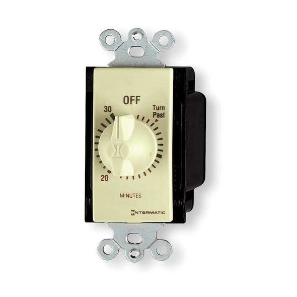 Intermatic Spring-Wound Timer, Ivory, 120/277V AC FD30MC