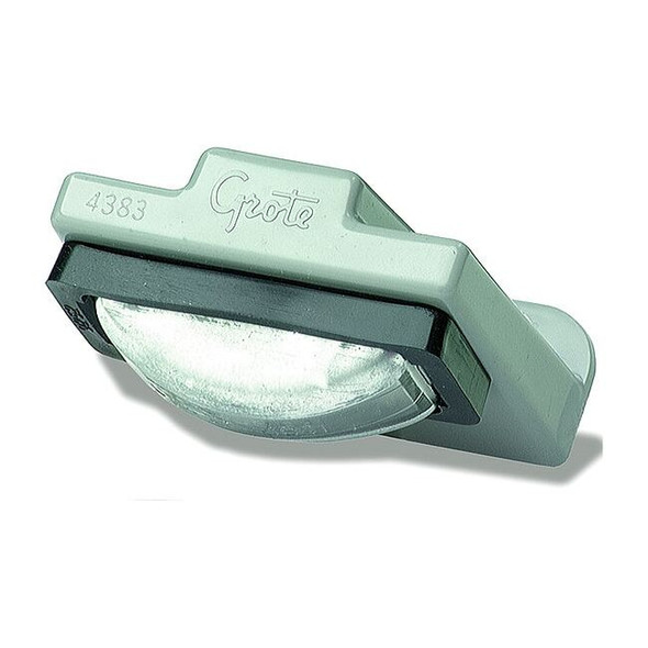 Grote License Plate Light,Rectangular,Clear 60280