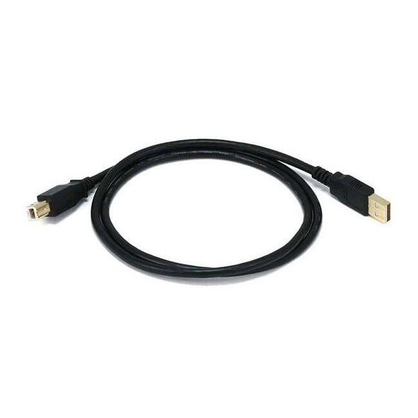 Monoprice Standard USB Cable,Black,36in L 5437