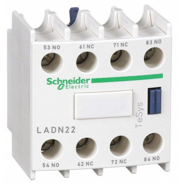 Schneider Electric Auxiliary Contact Block, 2NO/2NC, 10 A LADN22 Schneider Electric Auxiliary Contact Block, 2NO/2NC, 10 A LADN22