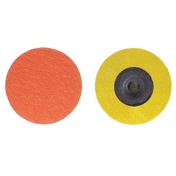Norton Abrasives Quick Change Disc, CerAlO, 3in, 36G, TR, PK25 66261162328