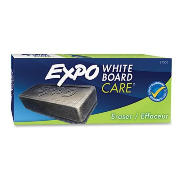 Expo Felt Dry Erase Board Eraser, Gray 81505