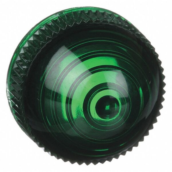Schneider Electric Pilot Light Lens,30mm,Green,Plastic 9001G9