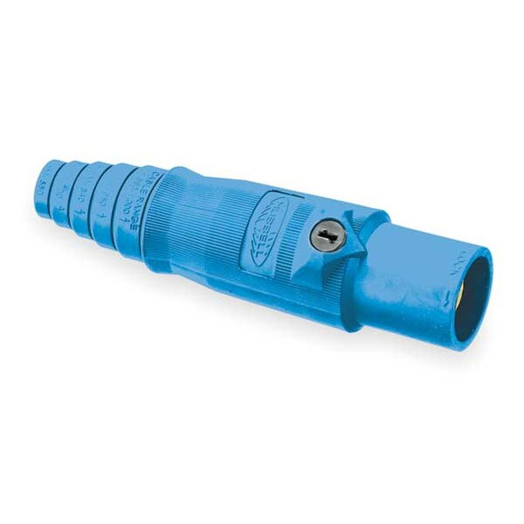 Hubbell Wiring Device-Kellems Connector,Blue,400 A,Male HBL400MBL Hubbell Wiring Device-Kellems Connector,Blue,400 A,Male HBL400MBL