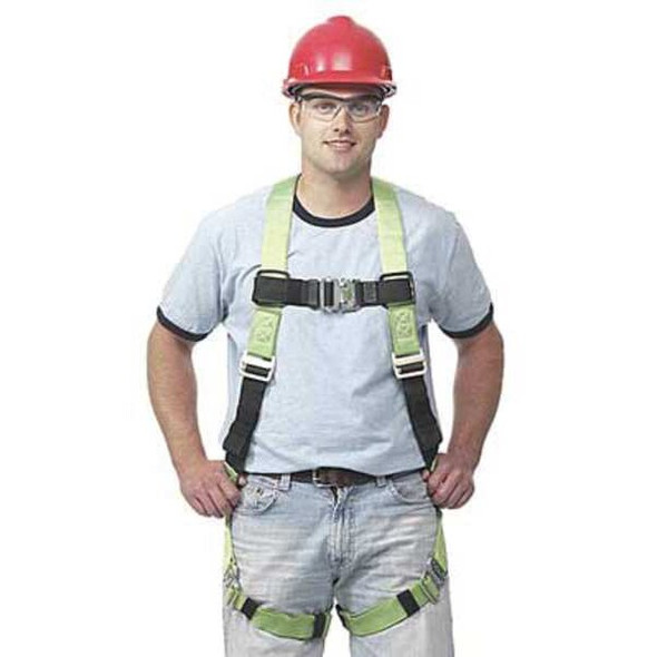 Honeywell Miller Body Harness,Duraflex Python Ultra,2XL P950QC/XXLGN