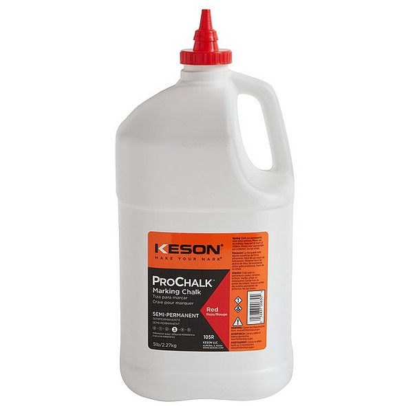 Keson Marking Chalk Refill,Red,5 Lb 105R