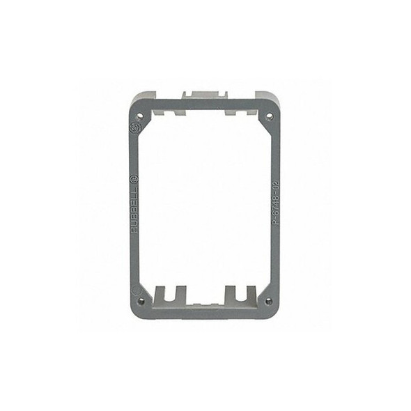 Adapter Collar, 1 Gang, Rectangular, Thermoplastic