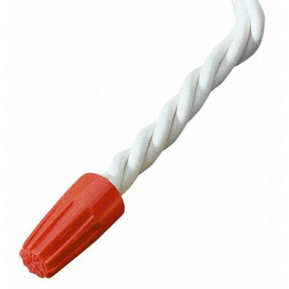 Twist On Wire Connector, 22 AWG to 14 AWG, 600 V, Standard Style, Orange, 100 PK  30-073