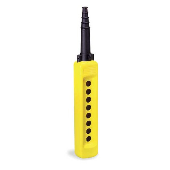 Schneider Electric Pendant Enclosure, 22mm, 8 Holes, Yellow XACA08H7