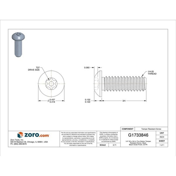 Tamper-Pruf Screws 81260