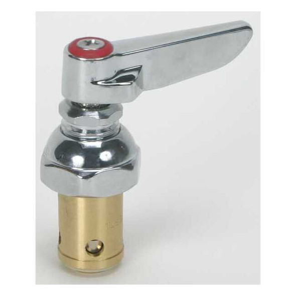 T&s Brass Eterna Spindle Assembly Hot, Lever Handle, Chrome 2714-40