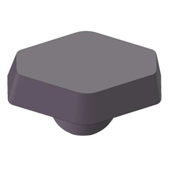 T Knob, 1/4-20 Thread Size, 1"L, Blind Tap, Steel