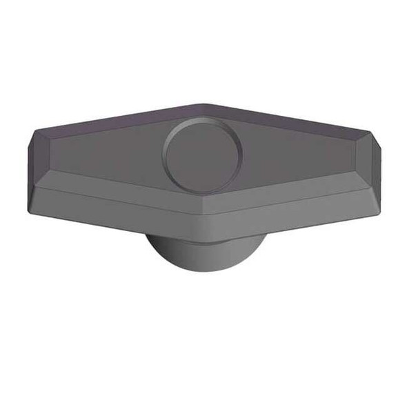 T Knob, 1/4-20 Thread Size, 1"L, Blind Tap, Steel