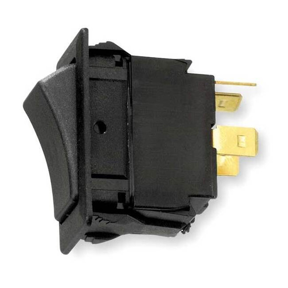 Hubbell Wiring Device-Kellems MarineRockerSwtch,NoLens/Lamp,Blk,On/Off MR21SP