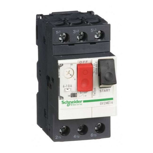 Manual Motor Starter, Not Applicable, 3 P, 3 Phase, Push Button, 10 A