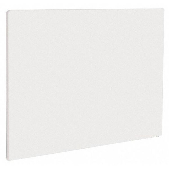 Crestware Cutting Board,18 in.L,White,Polyethylene PCB1218