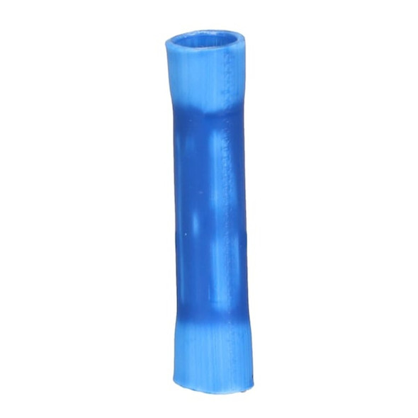 Butt Splice Wire Connector, 4 AWG Max, Blue, Vinyl Insulation, 600 V, 100 PK  MVU14BCX