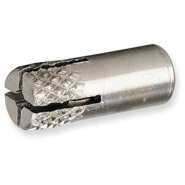 Multi-Set II Drop-In Anchor, 1 1-4 in Dia, 3-3-16" L, Steel Zinc Plated, 25 PK  RL-34